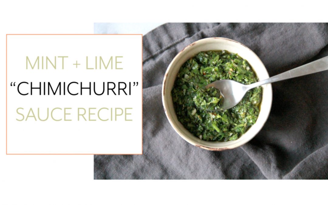 Mint and Lime Chimichurri Sauce Recipe